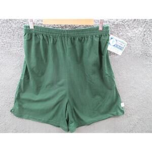 Vintage NWT 90s Discus Green Cotton Gym Shorts Men's Size XXL 2XL
